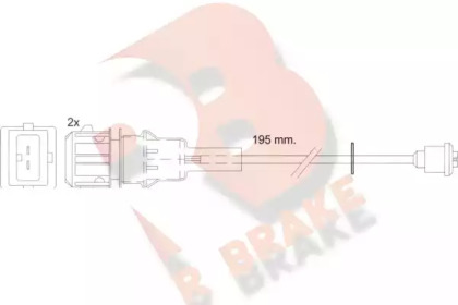 R BRAKE 610443RB